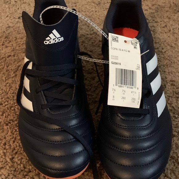 Adidas G25815 Copa 19.4 Soccer Blue Orange Size 8 - Picture 3 of 5